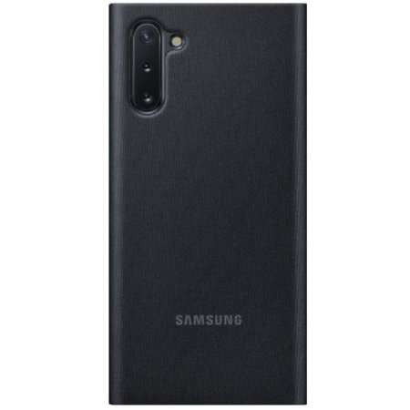 Funda Samsung Galaxy Note 10 Oficial Clear View - Negra