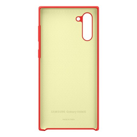Official Samsung Galaxy Note 10 Silicone Cover Skal - Röd