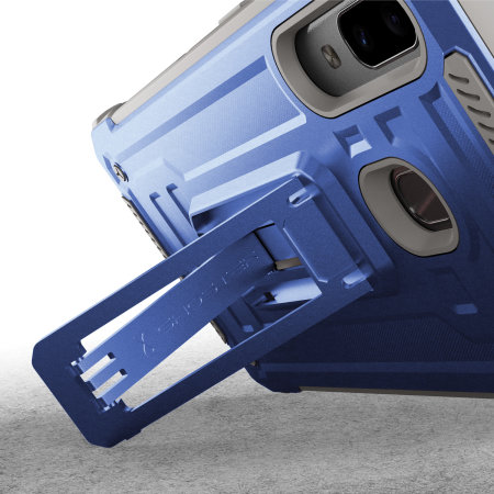 Coque Samsung Galaxy A20 Ghostek Iron Armor 2 – Bleu / gris