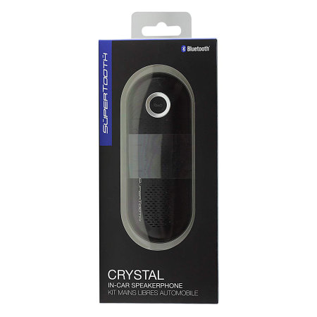 SuperTooth Handsfree Crystal Bluetooth Visor Car-Kit - Black