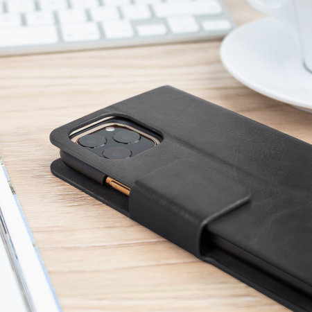 Olixar Leather-Style iPhone 11 Pro Wallet Case - Black