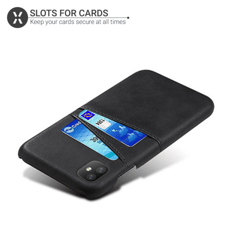 Olixar Farley RFID Blocking iPhone 11 Executive Wallet Case - Black