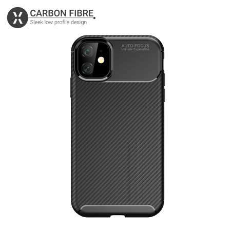 Olixar Carbon Fibre Apple iPhone 11 Case - Black