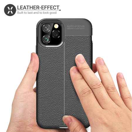 Olixar Attache iPhone 11 Pro Leather-Style Protective Case - Black