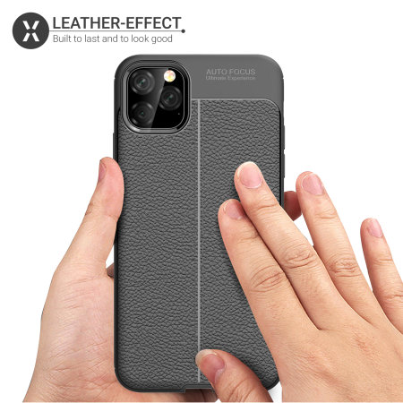 Olixar Attache iPhone 11 Pro Max Leather-Style Protective Case - Black