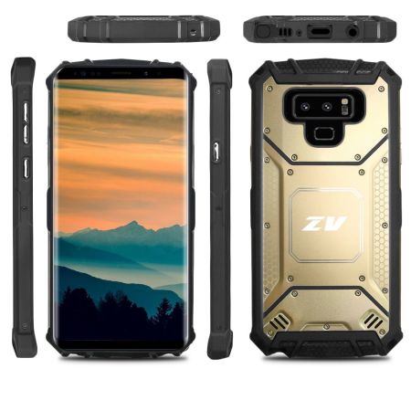 Zizo ZV Samsung Galaxy Note 9 Magnetic Connect Armor Series - Gold
