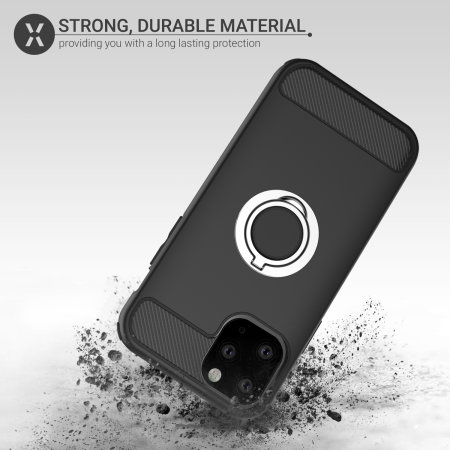 Olixar ArmaRing robust skal med fingerhållare iPhone 11 Pro Max -Svart