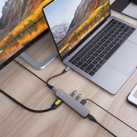 HyperDrive 6-in-1 USB Charging Hub With HDMI & Ethernet Port