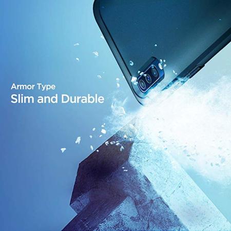 Coque Samsung Galaxy A50 Spigen Slim Armor – Ardoise métallique
