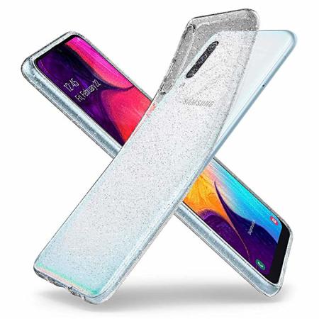 Coque Samsung Galaxy A50 Spigen Liquid Crystal – Cristal de Quartz
