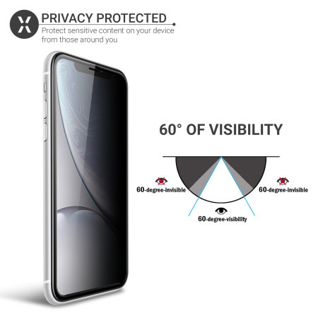 Olixar iPhone 11 Privacy Tempered Glass Screen Protector