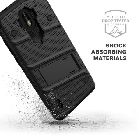 Zizo Bolt Nokia 3.1 C Case & Screen Protector- Black