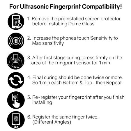 Whitestone Dome Glass Samsung Galaxy Note 10 Plus Screenprotector