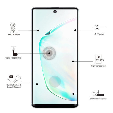 Eiger 3D Glass Protector Samsung Note 10 Plus 5G - Clear