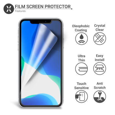 Olixar iPhone 11 Film Screen Protector 2-in-1 Pack