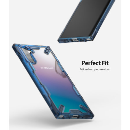 Funda Samsung Galaxy Note 10 Rearth Ringke Fusion X - Azul