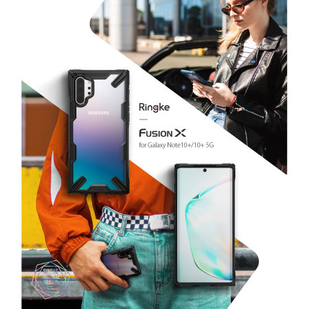 Coque Samsung Galaxy Note 10 Plus Ringke Fusion X – Noir