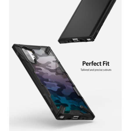 Ringke Fusion X  Design Samsung Galaxy Note 10 Plus Case - Camo Black