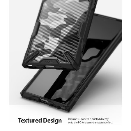 Rearth Ringke Fusion X Samsung Galaxy Note 10 Plus Skal - Camo Black