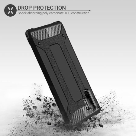Olixar Delta Armour Protective Samsung Note 10 Plus 5G Case - Black