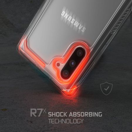 Ghostek Atomic Slim 3 Samsung Galaxy Note 10 -kotelo - Musta