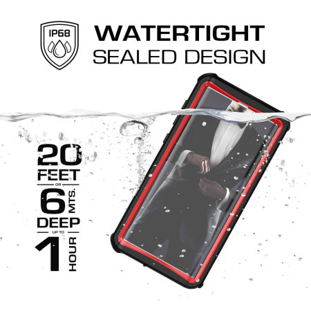 Ghostek Nautical 2 Samsung Galaxy Note 10 Waterproof Case - Red