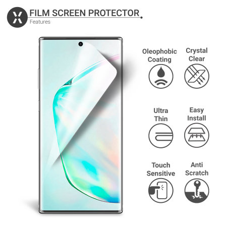 Olixar Samsung Note 10 Plus 5G Film Screen Protector 2-in-1 Pack