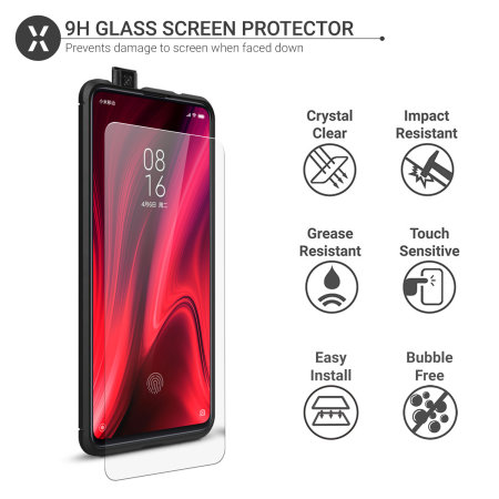 Olixar Sentinel Xiaomi Redmi K20 Case and Glass Screen Protector