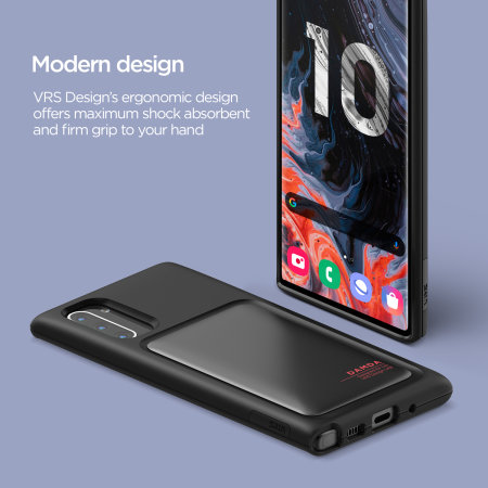 VRS Design Damda High Pro Shield Samsung Note 10 Case - Matt Black