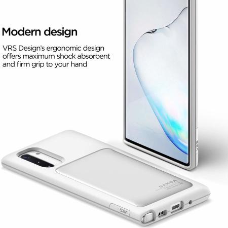 VRS Design Damda High Pro Shield Samsung Note 10 Case - White