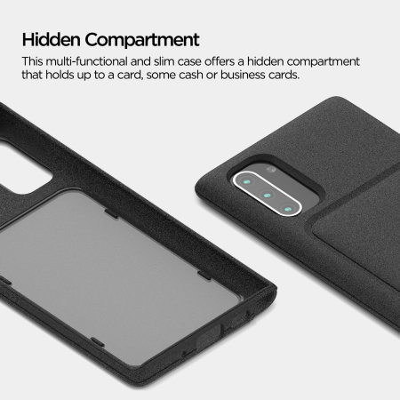 Coque Galaxy Note 10 VRS Damda High Pro Shield – Pierre de sable noire