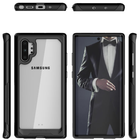 Ghostek Atomic Slim 3 Samsung Galaxy Note 10 Plus 5G kotelo - Musta