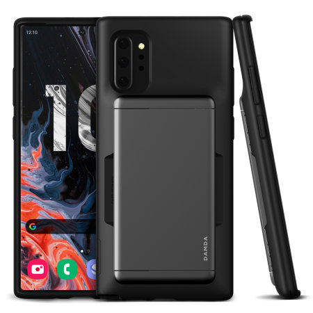 Coque Galaxy Note 10 Plus 5G VRS Damda Glide Shield – Noir / acier