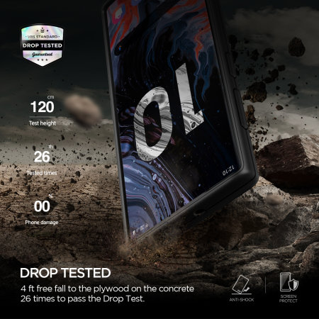 Coque Galaxy Note 10 Plus 5G VRS Damda Glide Shield – Noir / acier