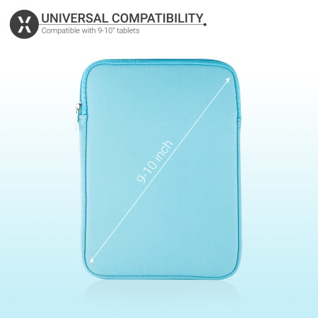 Olixar Universal 9-10" Tablet Sleeve - Turquoise