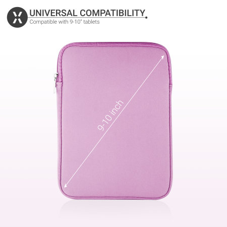 Olixar Universal 9-10" Neoprene Tablet Sleeve - Pink