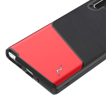 Zizo Division Series Samsung Galaxy Note 10 Plus Case - Black/Red