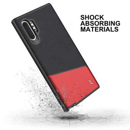 Zizo Division Series Samsung Galaxy Note 10 Plus Case - Black/Red