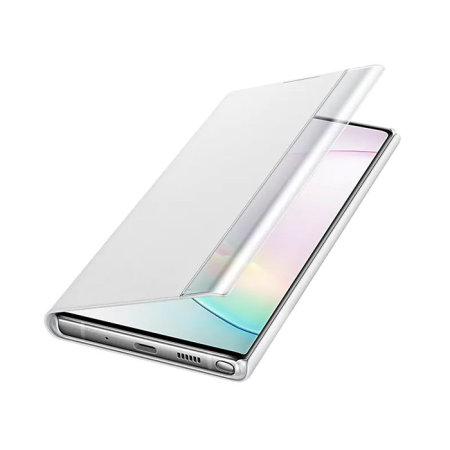 Official Samsung Galaxy Note 10 Plus 5G Clear View Case - White