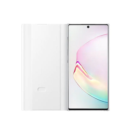 Official Samsung Galaxy Note 10 Plus 5G Clear View Case - White