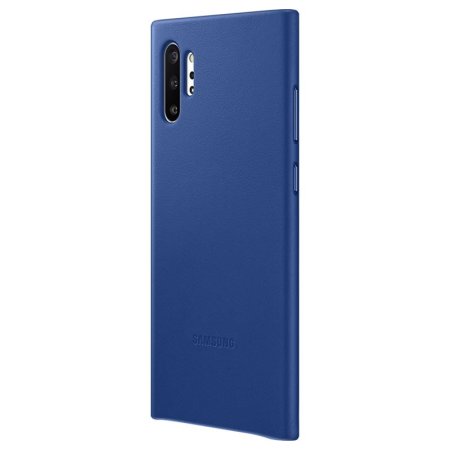 Official Samsung Galaxy Note 10 Plus 5G Leder Geldbörse Hülle - Blau
