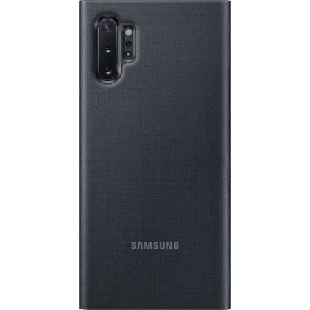 Offizielle Samsung Note 10 Plus 5G Hülle LED View Cover - Schwarz