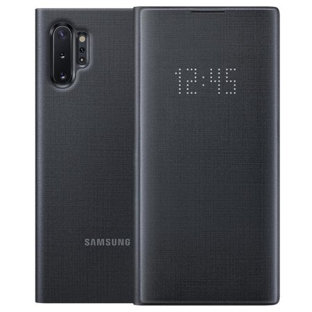 Funda Oficial Samsung Galaxy Note 10 Plus 5G LED View Cover - Negra