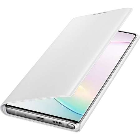 Officieel Samsung Galaxy Note 10 Plus 5G LED View Cover Hoesje - Wit