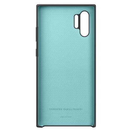 Official Samsung Galaxy Note 10 Plus 5G Silicone Cover Case - Black