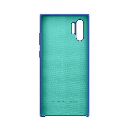 Officieel Samsung Galaxy Note 10 Plus 5G Silicone Cover Hoesje - Blauw