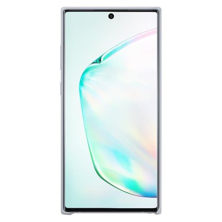 Official Samsung Galaxy Note 10 Plus 5G Silicone Cover Case - Zilver