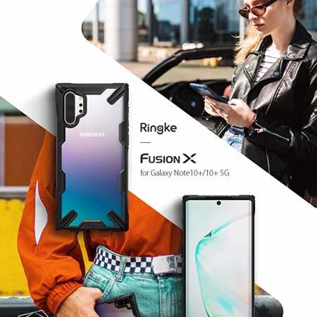 Rearth Ringke Fusion X Samsung Galaxy Note 10 Plus 5G Case  - Svart