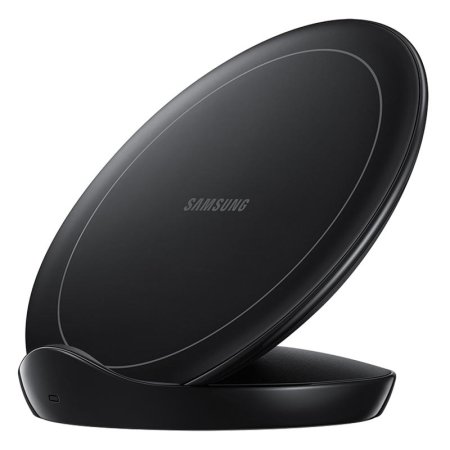 Official Samsung Qi Fast 9W Wireless Charger Stand - Black