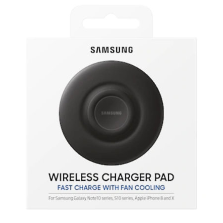 Official Samsung Qi Fast 9W Wireless Charger Stand - Black
